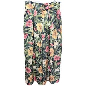 SHEIKE Tropicana Floral Wide Leg Pants Womens Size 16 NWT Resort Vacation